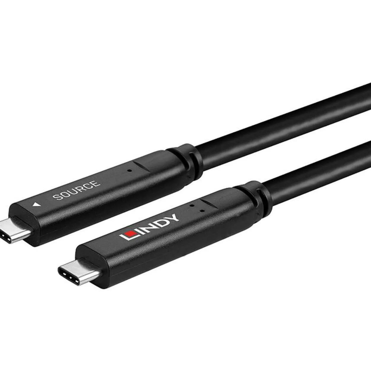 10.00m Lindy USB 3.2 Gen 1 & DP 1.4 Typ C Hybrid Cable