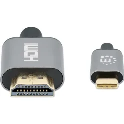 1m Manhattan 4K@60Hz USB-C auf HDMI-Kabel Stecker/Stecker