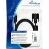 2.00m MediaRange HDMI auf DVI mit Ferritkern schwarz 2m