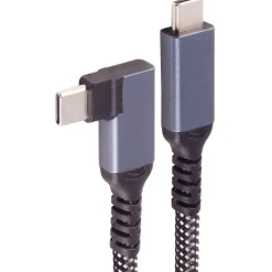 2.00m Shiverpeaks USB-C Ladekabel 3.2 90? 100W PD Textil