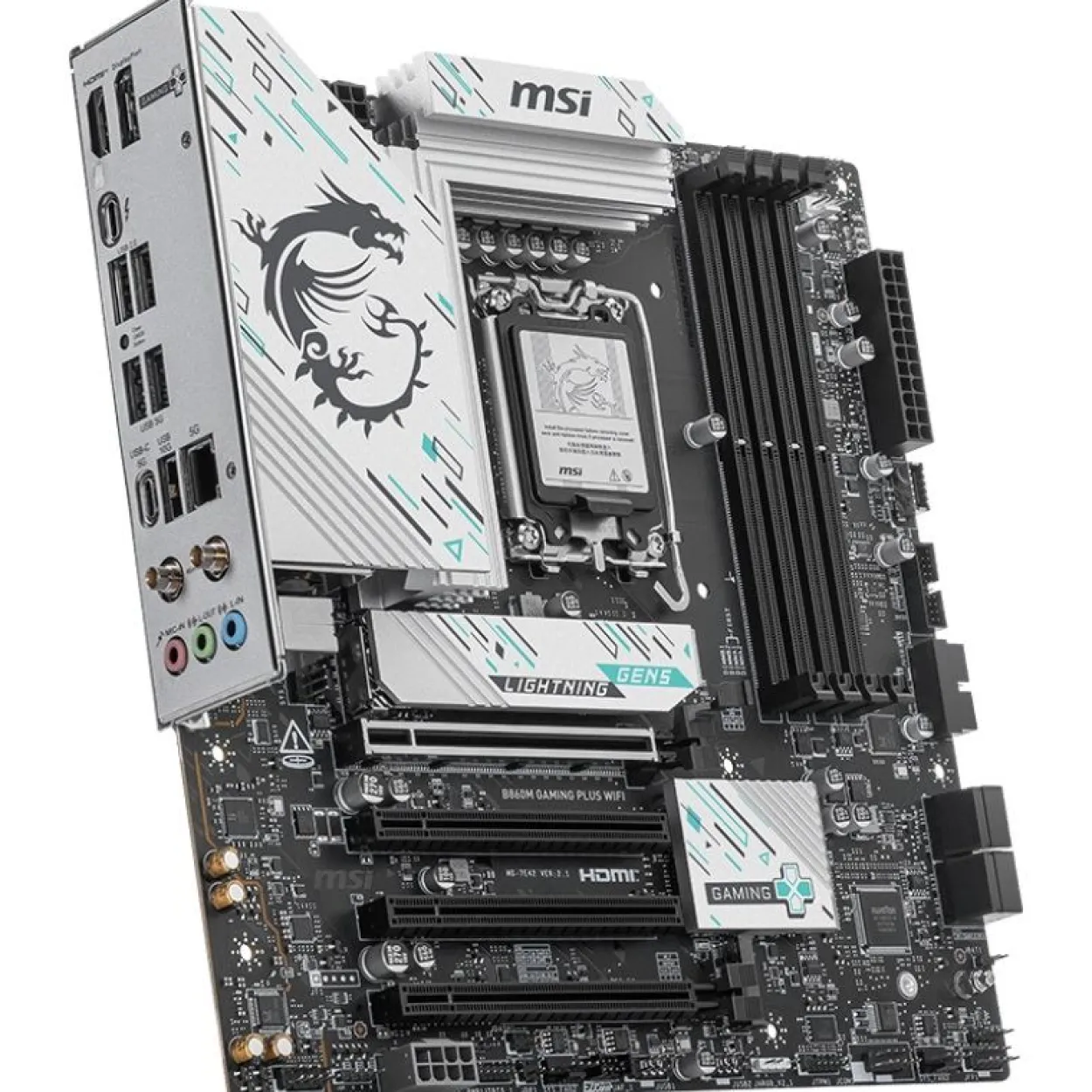 MSI B860M Gaming Plus WIFI Intel B860 So.1851 DDR5 mATX Retail