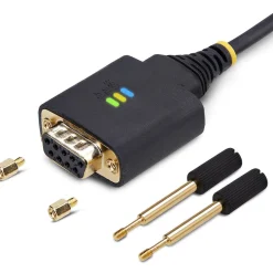 0.30m StarTech USB to Null Modem Serial Adapter Cable, FTDI, RS232 - Kabel USB / seriell - USB zu DB-9