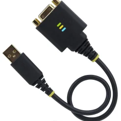 0.30m StarTech USB to Null Modem Serial Adapter Cable, FTDI, RS232 - Kabel USB / seriell - USB zu DB-9