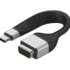 0.15m Techly Typ C auf VGA Buchse Flex Adapter