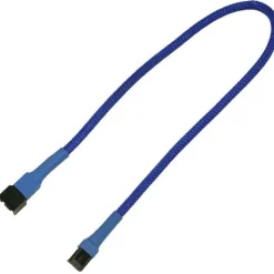 Nanoxia 30 cm blaues Verlängerungskabel für 3-Pin Molex (NX3PV30B)