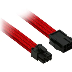 Nanoxia 6er PCI-E Verlängerung 30 cm rot