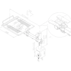 Neomounts by Newstar NOTEBOOK ARM schwarz retail