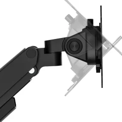 NEOMOUNTS Next Slim Desk Mount Single Display topfix clamp and grommet schwarz