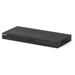 Netgear AV Line M4250 Rackmount Gigabit Managed Switch, 10x RJ-45, 2x SFP, 125W PoE+ (M4250-10G2F-PoE+/GSM4212P-100)