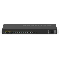 Netgear AV Line M4250 Rackmount Gigabit Managed Switch, 10x RJ-45, 2x SFP, 125W PoE+ (M4250-10G2F-PoE+/GSM4212P-100)