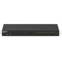 Netgear AV Line M4250 Rackmount Gigabit Managed Switch, 10x RJ-45, 2x SFP+, 720W PoE++ (M4250-10G2XF-PoE++/GSM4212UX-100)