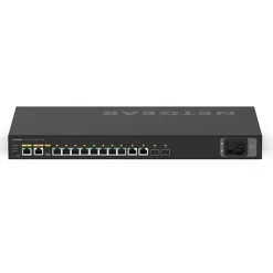 Netgear AV Line M4250 Rackmount Gigabit Managed Switch, 10x RJ-45, 2x SFP+, 720W PoE++ (M4250-10G2XF-PoE++/GSM4212UX-100)