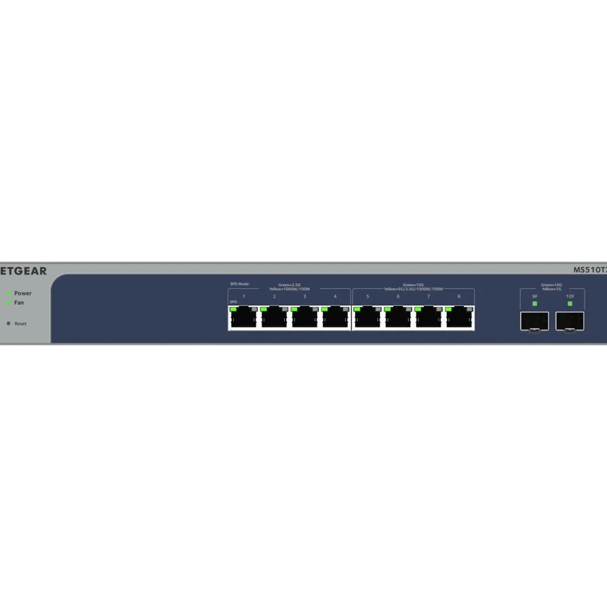 Netgear MS510 Desktop Gigabit Smart Switch, 8x RJ-45, 2x SFP+ (MS510TXM-100)