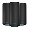 NETGEAR ORBI 970 MESH-WIFI-7-SET OF 3 QUAD-BAND-MESH BLACK