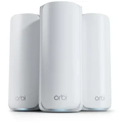NETGEAR ORBI MESH WIFI 7 SYSTEM 3-SET WHITE QUAD-BAND