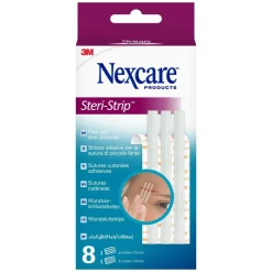 Nexcare Klammerpflaster Steri-Strip R150C weiß, 8 St.
