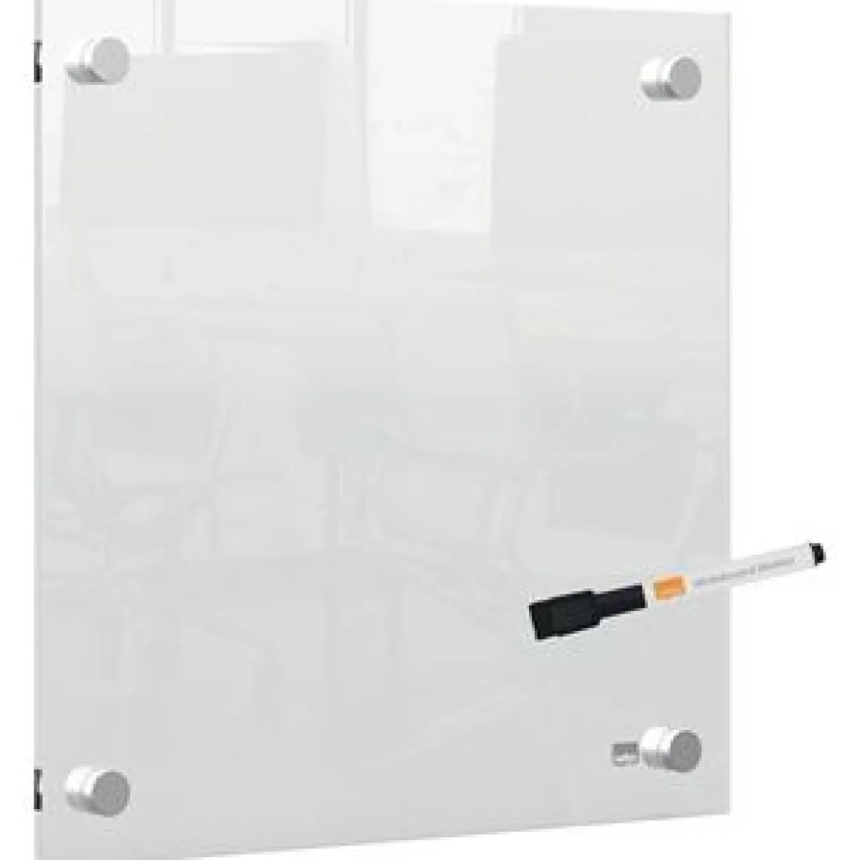 nobo Acrylglas-Schreibtafel 30,0 x 30,0 cm transparent