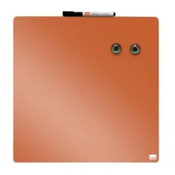 nobo Magnettafel beschreibbar 36,0 x 36,0 cm orange