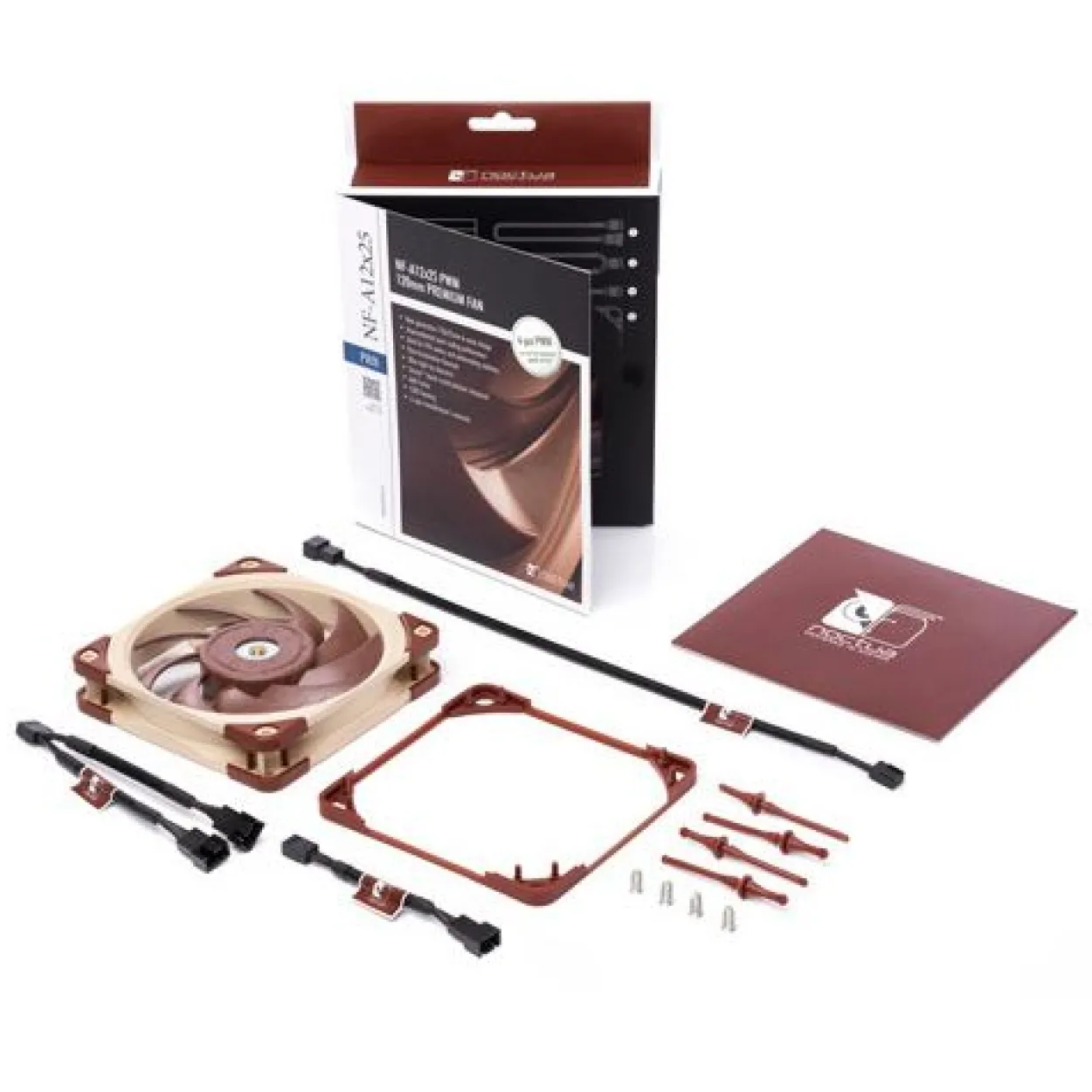 Noctua NF-A12x25 PWM 120x120x25mm 450-2000 U/min 22.6 dB(A) braun/beige