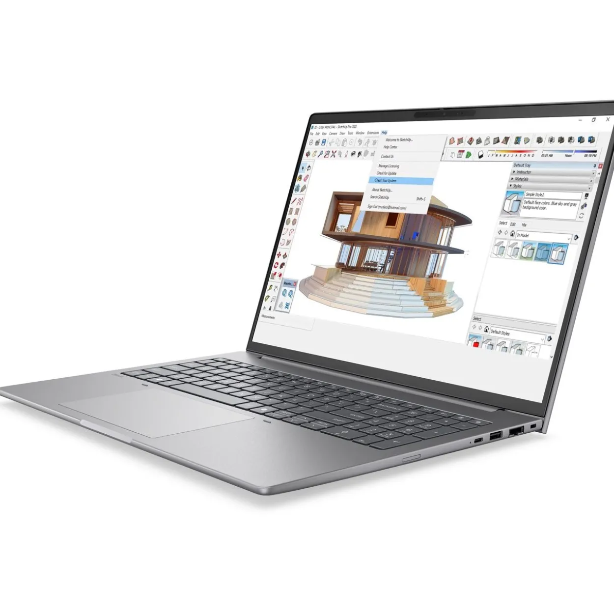 Notebook 16" (40,64cm) HP ZBook 8 G2A 16 RA7 P450 16AG WUXGA 32GB 512GB W11 DK3C2ET