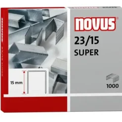 novus 1.000 Heftklammern SUPER 23/15