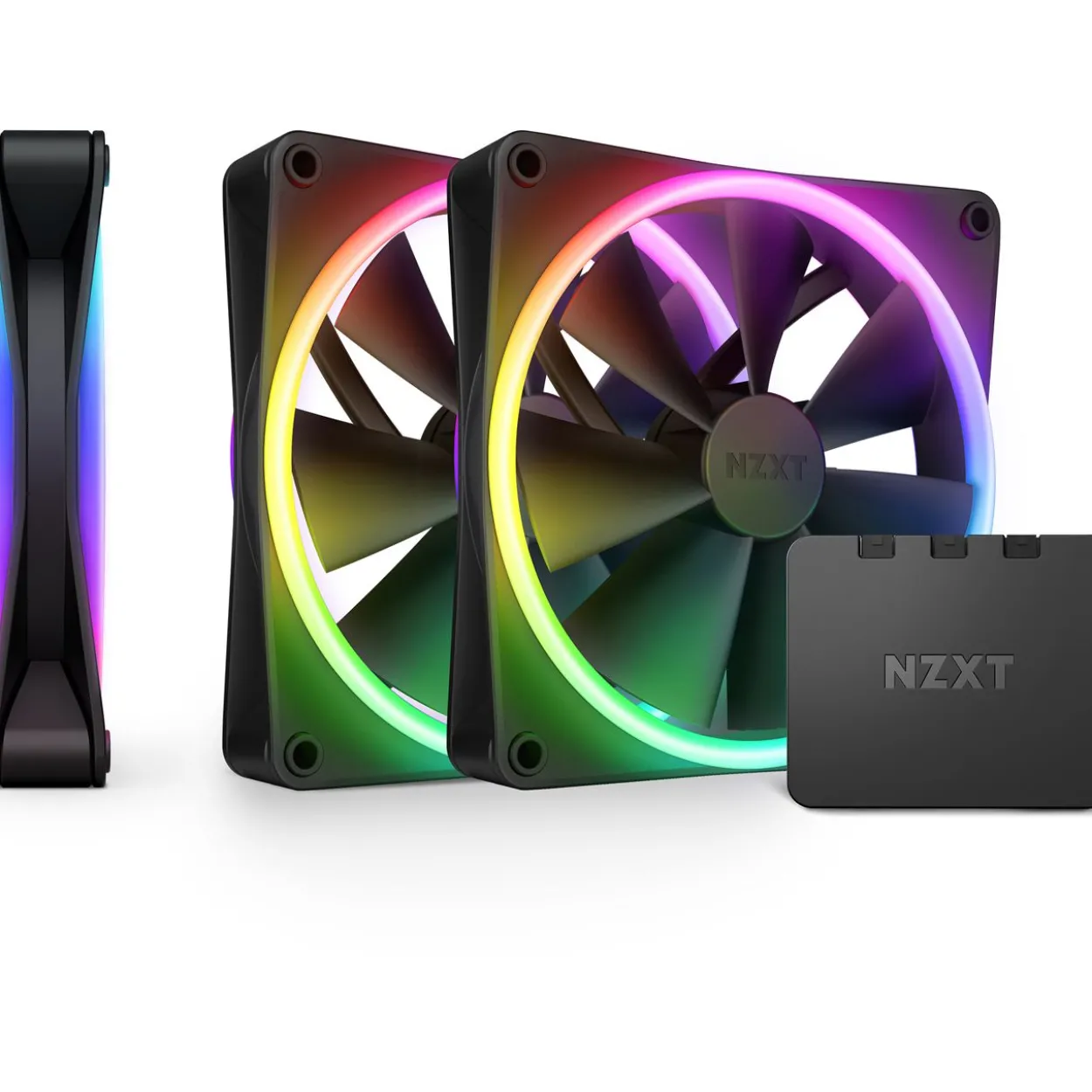 NZXT F Series F120 RGB DUO 3er-Pack 120x120x25mm 500-1800 U/min 29 dB(A) schwarz