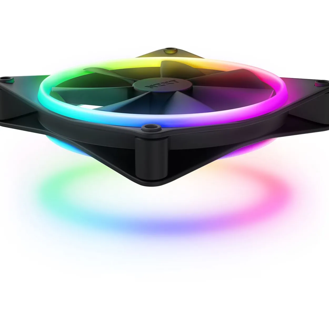 NZXT F Series F140 RGB DUO Twin Pack, 2er-Pack 140x140x26mm 500-1800 U/min 36 dB(A) schwarz