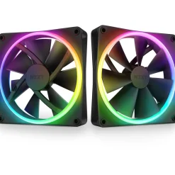 NZXT F Series F140 RGB DUO Twin Pack, 2er-Pack 140x140x26mm 500-1800 U/min 36 dB(A) schwarz