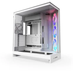 NZXT H9 Flow RGB (2025) Midi Tower ohne Netzteil weiss