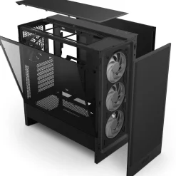 NZXT H5 Flow RGB (2024) Midi Tower ohne Netzteil schwarz
