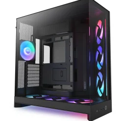 NZXT H9 Flow RGB+ (2025) Midi Tower ohne Netzteil schwarz