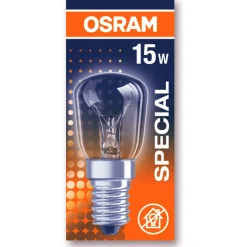 Osram Backofenlampe 15W kl E E14 230V Ø22x50mm 65mA EEK:E