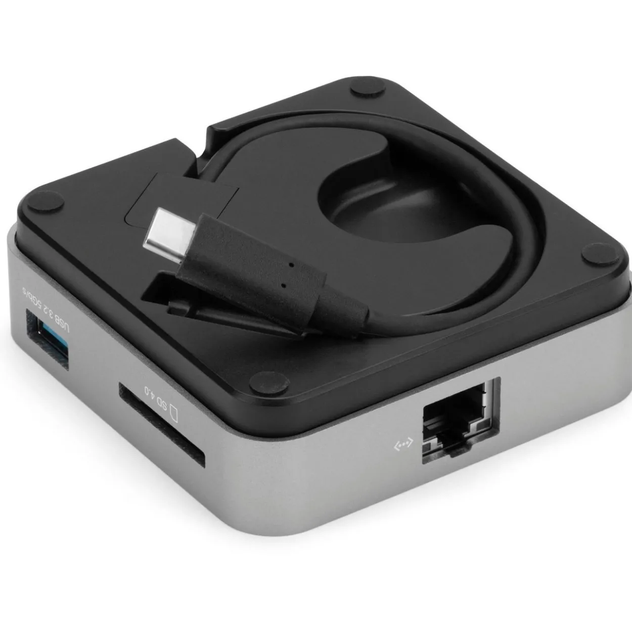 OWC 6-Port Travel Dock 100W- Space Gray (ethernet)