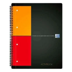 OXFORD Collegeblock Activebook kariert DIN A5 Rand rundum