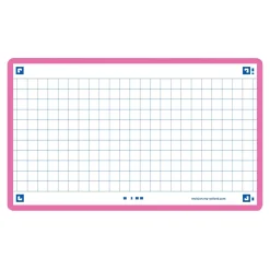 OXFORD 80 Karteikarten FLASH 2.0 DIN A7 weiß, fuchsia kariert