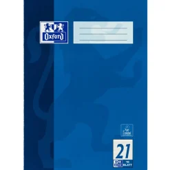 OXFORD Schulheft Lineatur 21 liniert DIN A4 ohne Rand, 16 Blatt