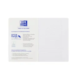 OXFORD Schulheft Touch Lineatur 25 liniert DIN A4 Außenrand, 16 Blatt 400104369