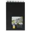 OXFORD Skizzenbuch Sketchbook DIN A5 blanko, schwarz Hardcover 40 Seiten