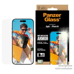 PanzerGlass Anti-Reflective Armor Screen Protector iPhone 17 Air w. EasyAligner