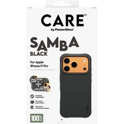 PanzerGlass CARE BY FASHIONABLE CASE SAMBA BLACK W. MAGSAFE IPHONE 17 PRO