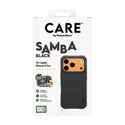 PanzerGlass CARE BY FASHIONABLE CASE SAMBA BLACK W. MAGSAFE IPHONE 17 PRO