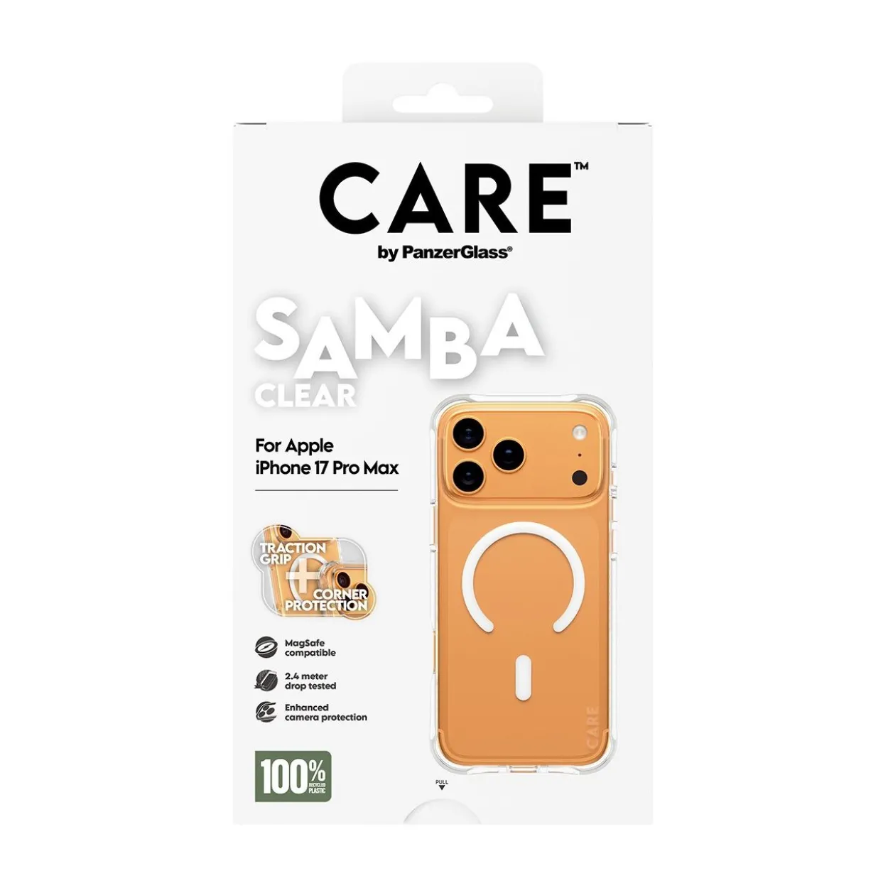 PanzerGlass CARE BY FASHIONABLE CASE SAMBA W. WHITE MAGSAFE IPHONE 17 PRO M