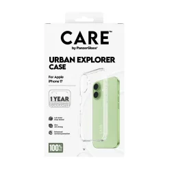 PanzerGlass CARE BY FLAGSHIP CASE TRANSPARENT EXPLORER W. CLEAR FRAME IPHONE 17