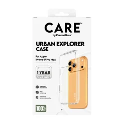 PanzerGlass CARE BY FLAGSHIP CASE TRANSPARENT EXPLORER W. CLEAR FRAME IPHONE 17 PRO MAX