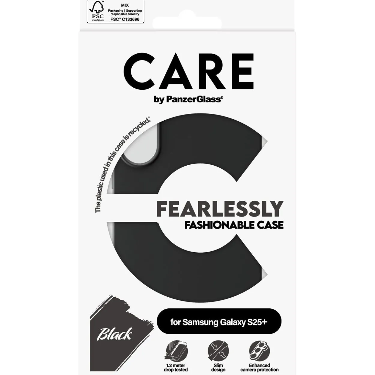 PanzerGlass CARE Fashion X-RAY Galaxy S25+ schwarz