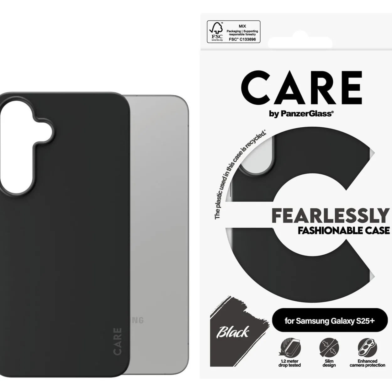 PanzerGlass CARE Fashion X-RAY Galaxy S25+ schwarz