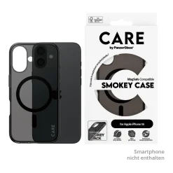 PanzerGlass CARE Flagship Case Urban Combat MagSafe iPhone 16 smokey/ black