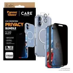 PanzerGlass CARE 3-in-1 Flagship Privacy Bundle iPhone 17