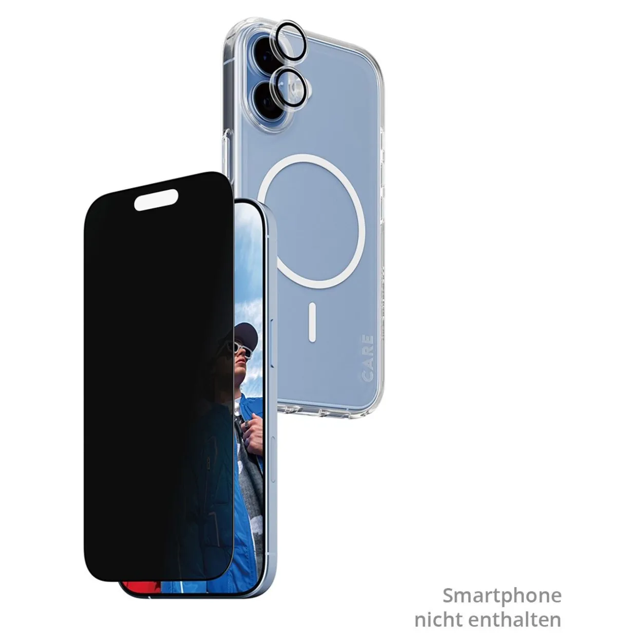 PanzerGlass CARE 3-in-1 Flagship Privacy Bundle iPhone 17