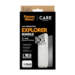 PanzerGlass CARE 3-in-1 Flagship Explorer Bundle iPhone 17 Pro Max